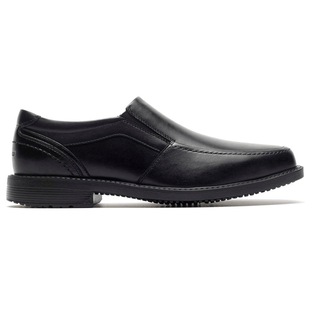 Rockport Singapore Mens Slip-On - Style Leader 2 Moc Toe Black - JQ8697014